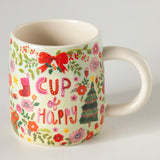 Natural Life Stoneware Mug - Cup of Happy