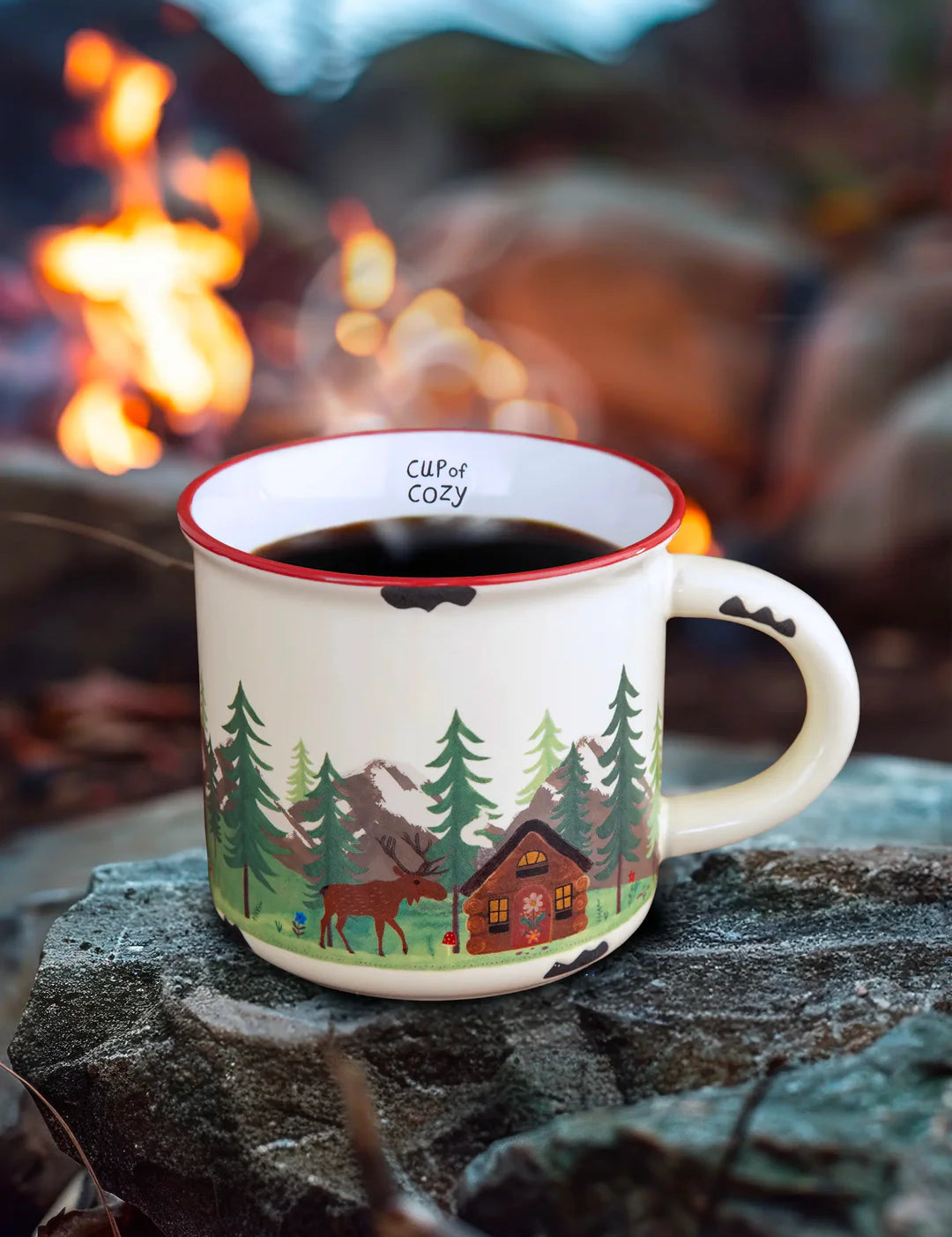 Natural Life Cup of Cozy Camp Mug - Lace and Grace Boutique