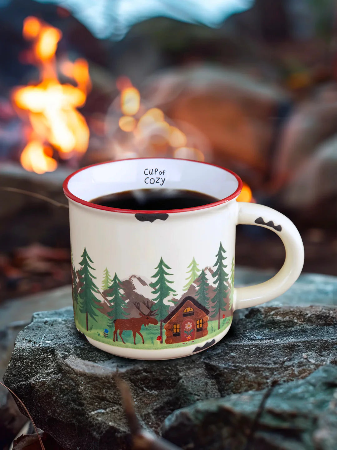 Natural Life Cup of Cozy Camp Mug - Lace and Grace Boutique