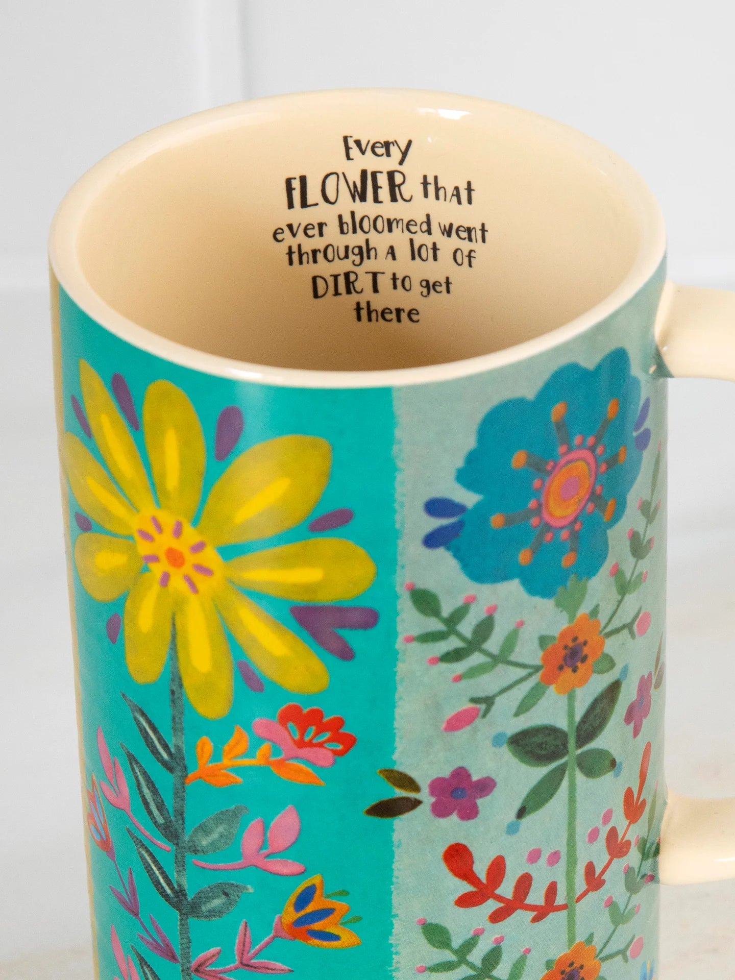 Natural Life Latte Mug - Every Flower - Lace and Grace Boutique