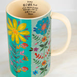 Natural Life Latte Mug - Every Flower - Lace and Grace Boutique