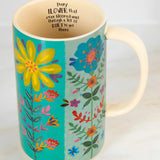 Natural Life Latte Mug - Every Flower - Lace and Grace Boutique