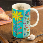 Natural Life Latte Mug - Every Flower - Lace and Grace Boutique