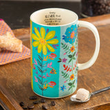 Natural Life Latte Mug - Every Flower - Lace and Grace Boutique