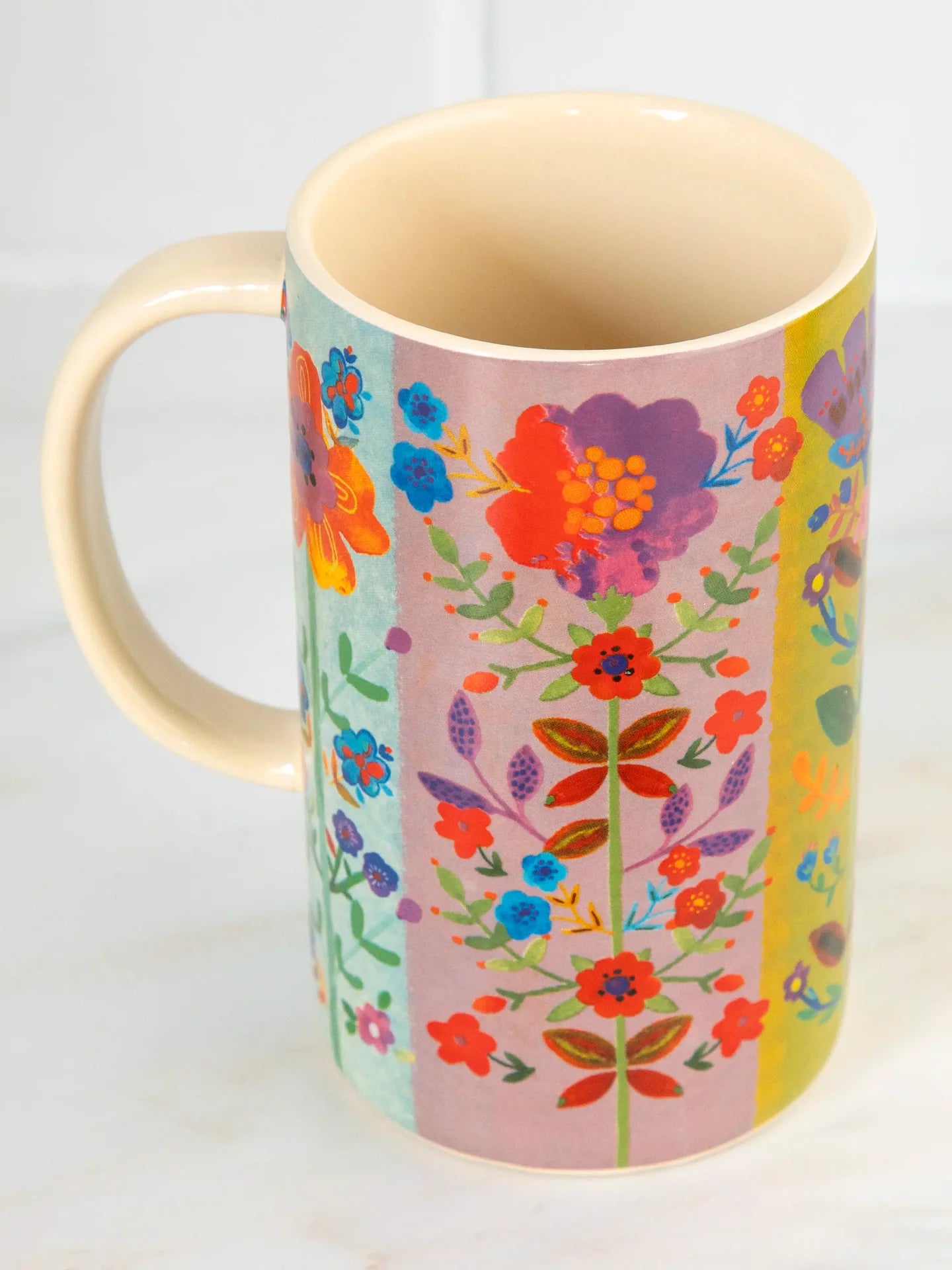 Natural Life Latte Mug - Every Flower - Lace and Grace Boutique
