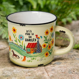 Natural Life Camp Mug - Let's Move To The Country