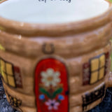 Natural Life Lidded Mug - Cup Of Cozy Cabin