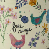 Natural Life Bungalow Mug - Free Range Chickens