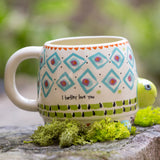 Natural Life Folk Art Coffee Mug - Myrtle The Turtle - Lace and Grace Boutique