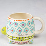 Natural Life Folk Art Coffee Mug - Myrtle The Turtle - Lace and Grace Boutique