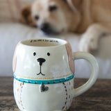 Natural Life Folk Art Mug - Lucky The Dog