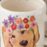 Natural Life Embossed Cup of Happy Mug - Dog