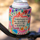 Floral printed bike cup holder with attachment by Natural Life.