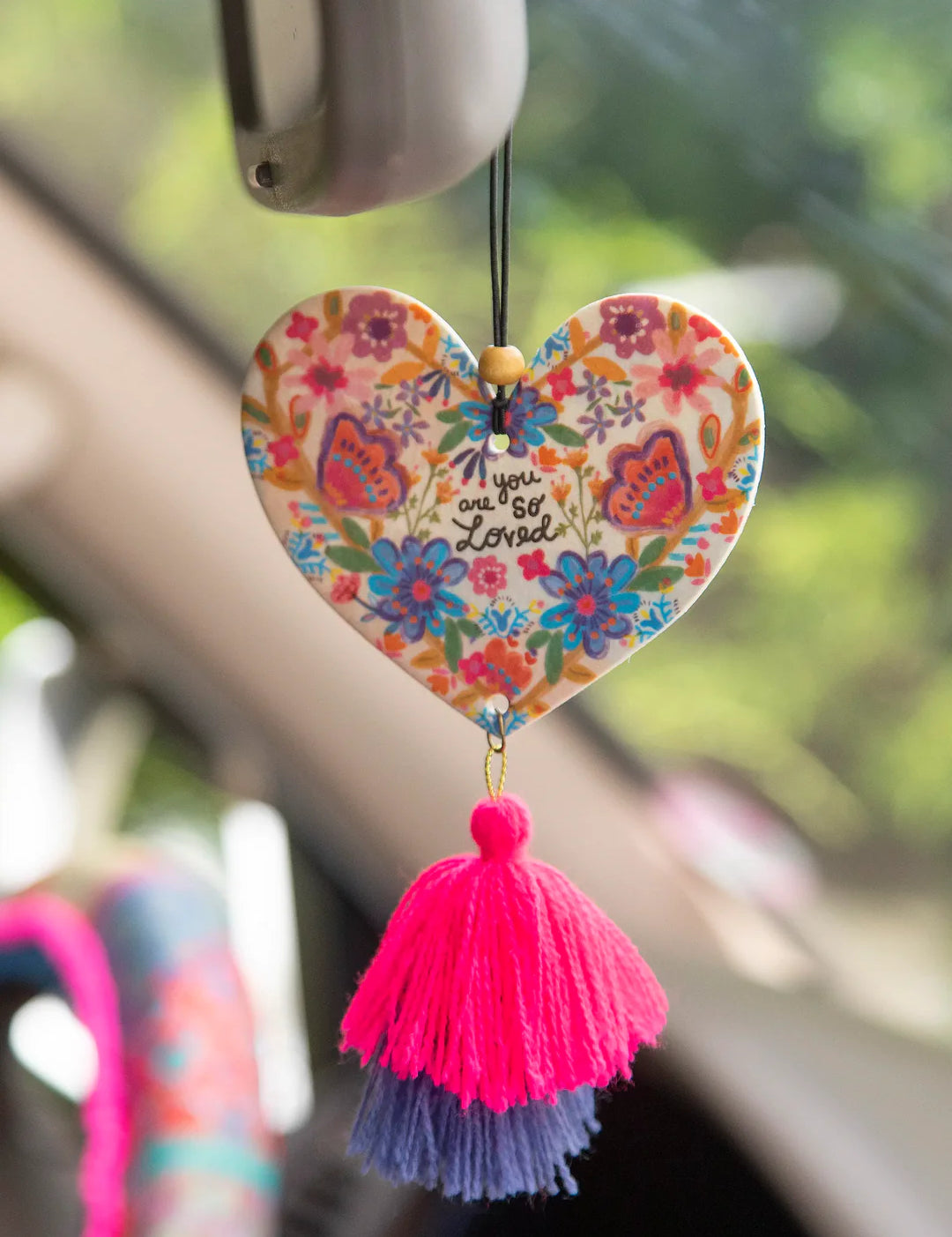 Natural Life rose-musk scented "You are so loved" air freshener.