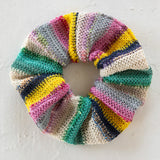 Colorful crochet scrunchie by Natural Life.