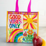 Insulated lunch bag with velcro closure by Natural Life.