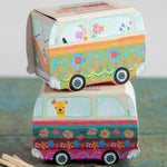 Natural Life set of 2 floral van matchboxes with 120 matches in each box.