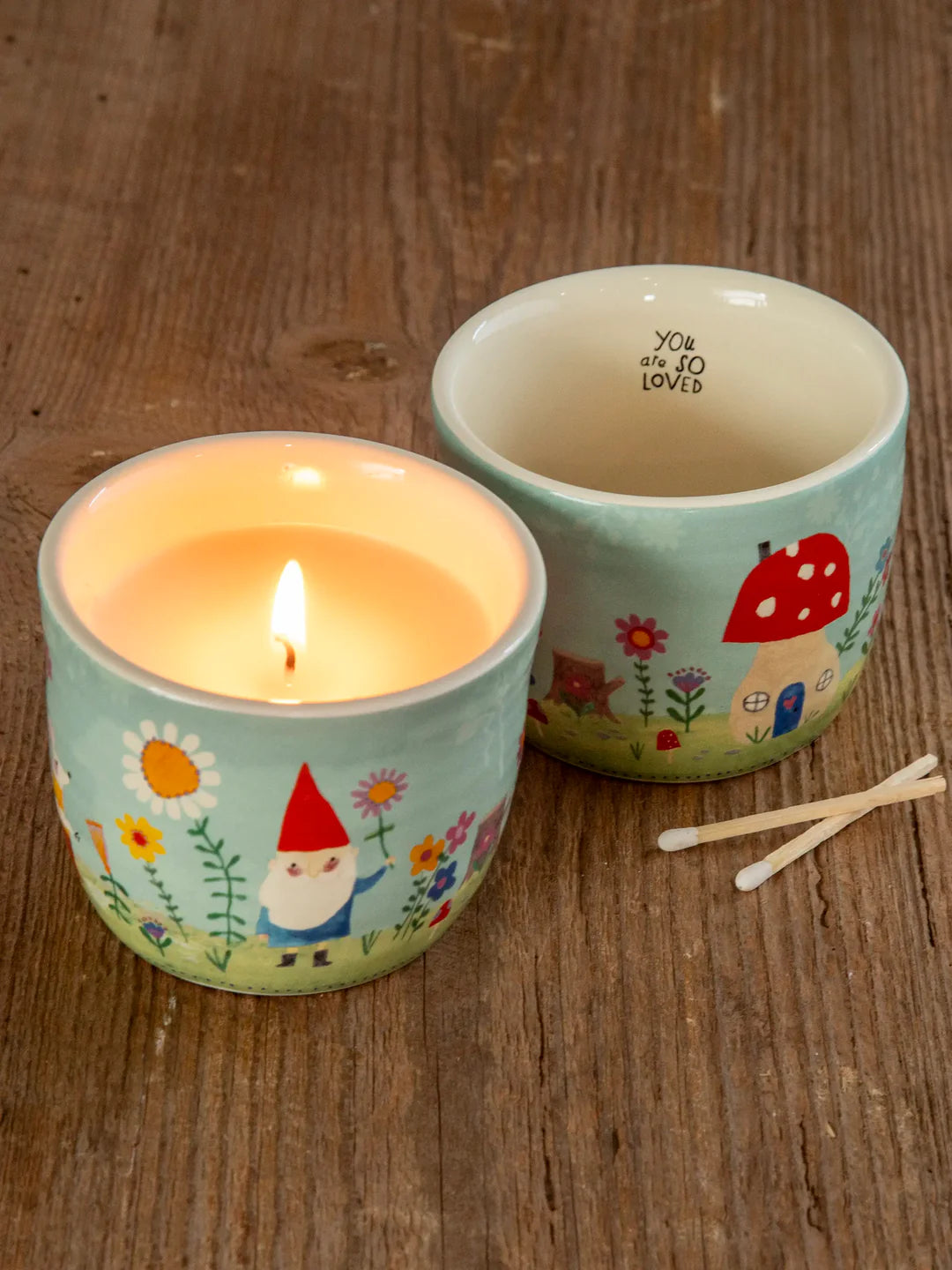 Secret message revealing 20 hours burn time candle by Natural Life.