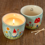 Secret message revealing 20 hours burn time candle by Natural Life.