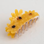 Sunflower Natural Life hair claw clip.