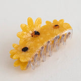 Sunflower Natural Life hair claw clip.