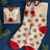 Natural Life Cozy Socks - Reindeer