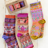 Natural Life Boho Sock Set - Cat - Lace and Grace Boutique