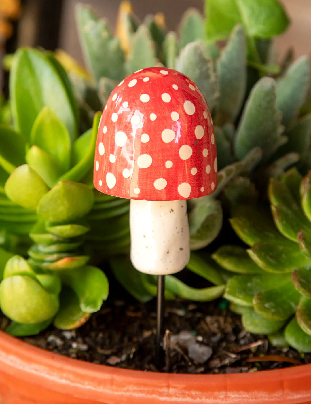 Natural Life Hide-A-Key Mushroom Stake - Lace and Grace Boutique