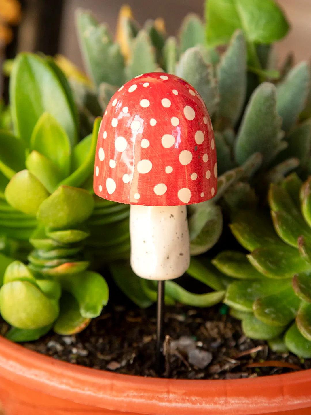 Natural Life Hide-A-Key Mushroom Stake - Lace and Grace Boutique