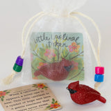 Natural Life Little Pocket Token - Cardinal