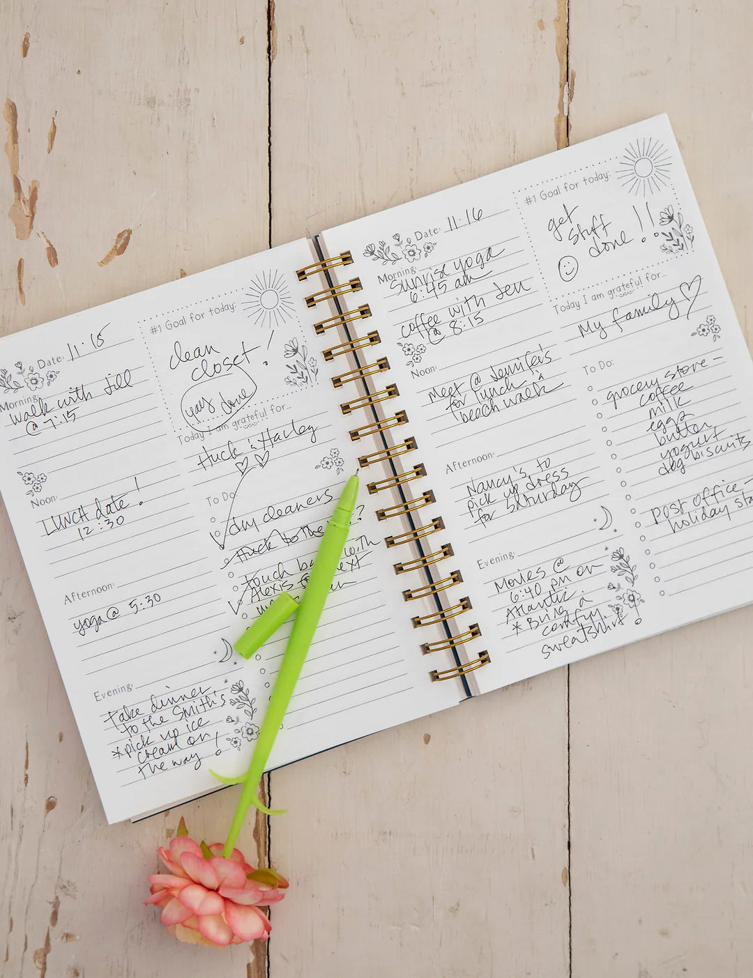 Natural Life To Do List Planner - Patchwork - Lace and Grace Boutique