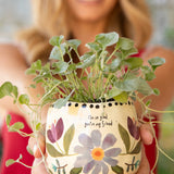 Natural Life Give Happy Planter - Friend