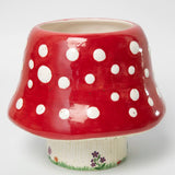 Natural Life So Cute Ceramic Planter - Mushroom Red - Lace and Grace Boutique