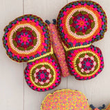 Natural Life Crochet Butterfly Pillow