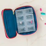 Natural Life Daily Pill Case - Pink Neon Green - Lace and Grace Boutique