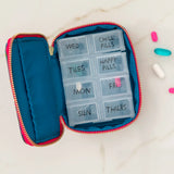 Natural Life Daily Pill Case - Pink Neon Green - Lace and Grace Boutique