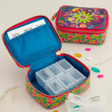 Natural Life Daily Pill Case - Pink Neon Green - Lace and Grace Boutique