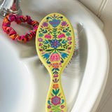 Natural Life Wet/Dry Detangling Hairbrush - Chartreuse