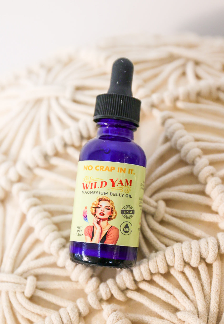 No Crap In It Wild Yam Belly Oil - Lace and Grace Boutique