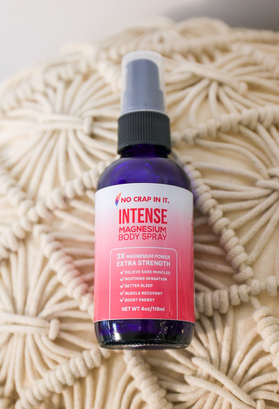 No Crap In It Intense Magnesium Spray - Lace and Grace Boutique
