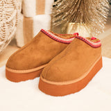 Simply Southern Platform Slipper - Brown