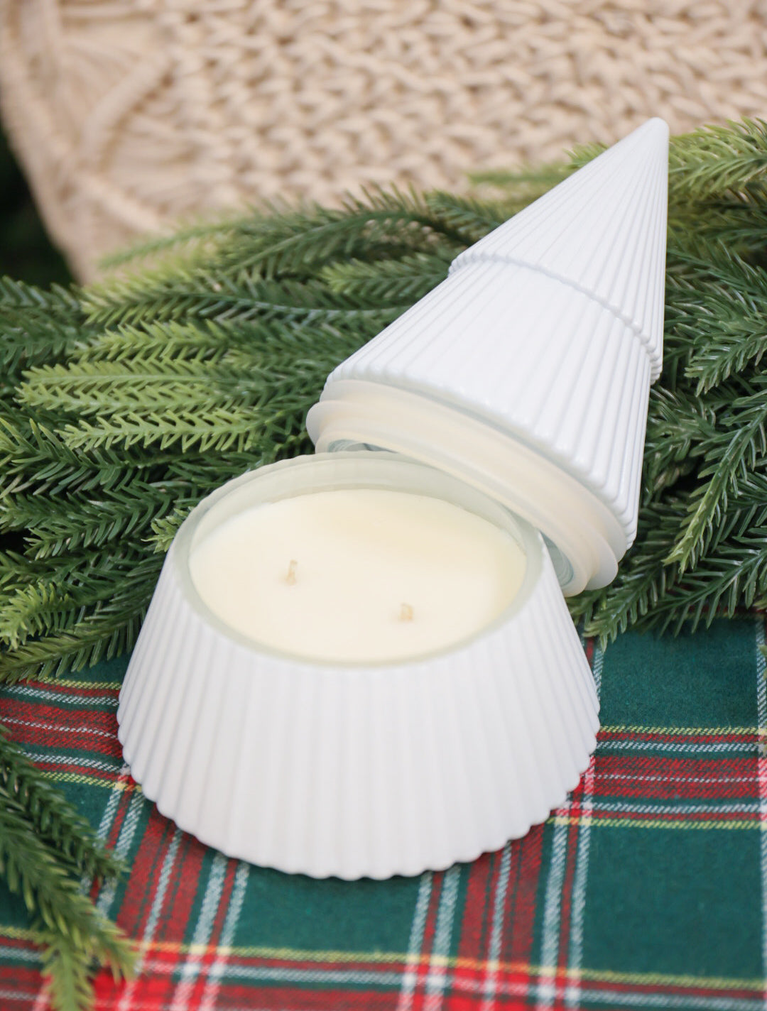 Simply Modern Cotton Wick Tree Candle - Spiced Cranberry - Lace and Grace Boutique