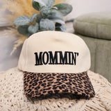 Mommin' Two-Tone Corduroy Cap - Leopard