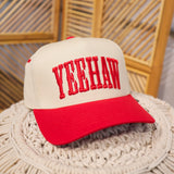 C.C "YEEHAW" Embroidered Two Tone Baseball Cap