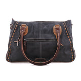 Java Rustic Rockababy with dual top handles and the exterior zip pocket for phone and small essentials