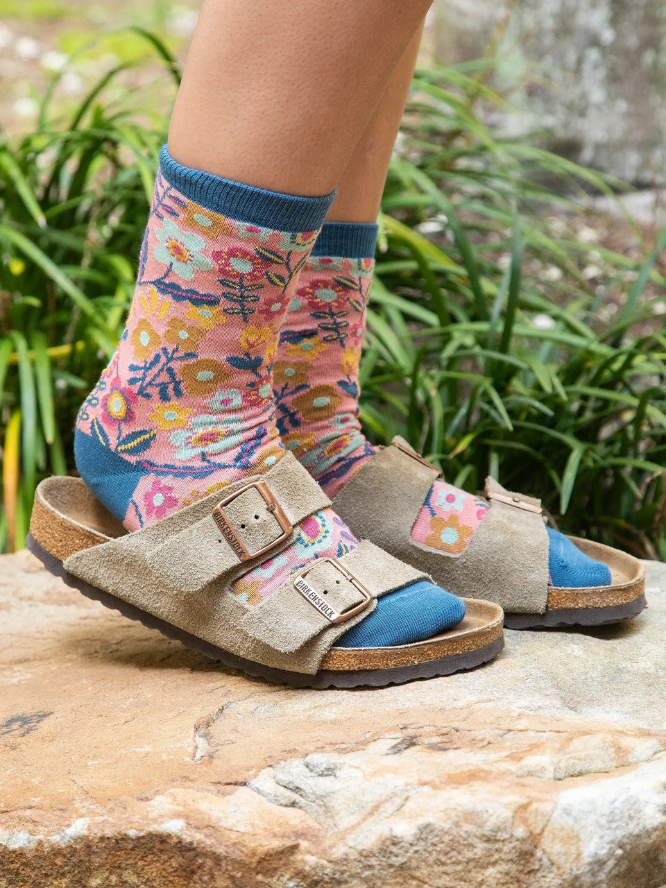 Boho Sock Set by Natural Life - Multi Floral - Lace and Grace Boutique