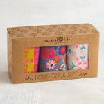Natural Life Boho Socks Set - Cream Borders - Lace and Grace Boutique
