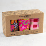 Natural Life Boho Sock Set - Red Heart - Lace and Grace Boutique