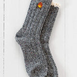 Natural Life Little Things Embroidered Socks - Campfire - Lace and Grace Boutique
