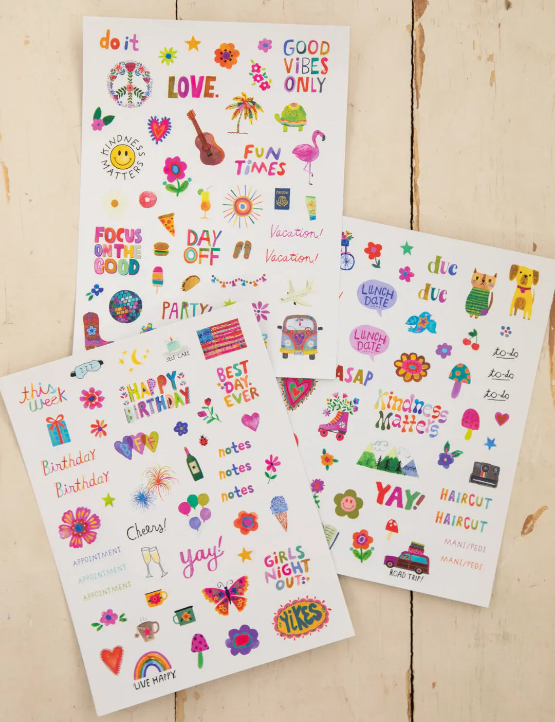 Natural Life Planner Sticker Set - Multi - Lace and Grace Boutique